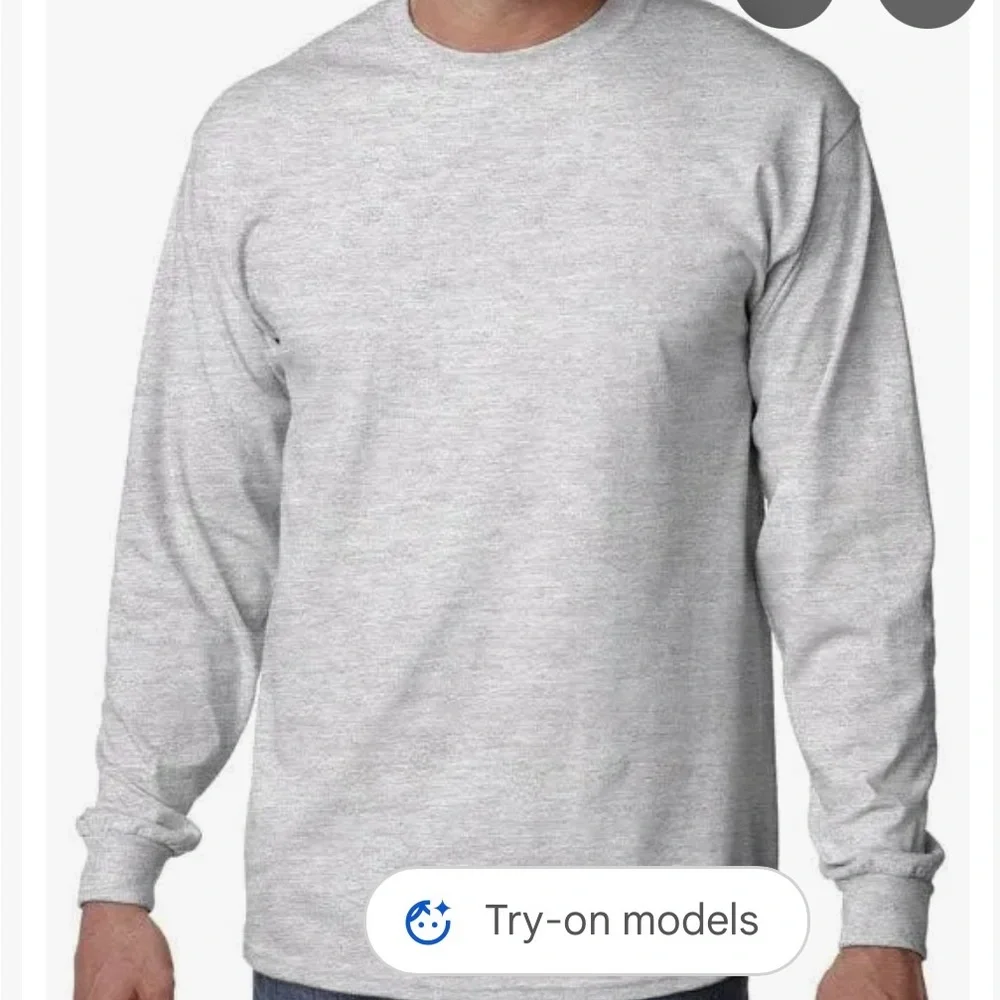 New Men’s Long Sleeve Tshirts by Gilden, Size 2XL, 4 total - Picture 3 of 7
